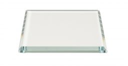 4" x 4" x 1/2" Crystal Clear, Beveled